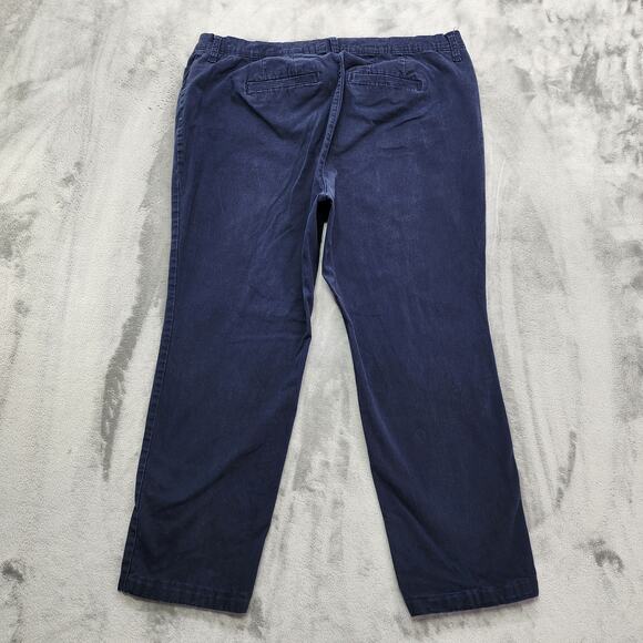 Gloria Vanderbilt Pants Womens 16W SHORT Blue Amanda High Rise Straight Stretch - Picture 2 of 13